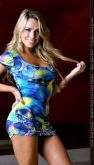 Vestido Caveira YellowBlue